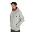 MATRIX - BLACK EDITION FULL ZIP HOODY (MARL GREY / LIME) - 2XL