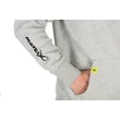 MATRIX - BLACK EDITION FULL ZIP HOODY (MARL GREY / LIME) - 2XL