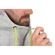 MATRIX - BLACK EDITION FULL ZIP HOODY (MARL GREY / LIME) - 2XL