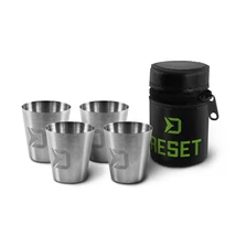 Delphin - Rozsdamentes acél pohár készlet RESET 4in1