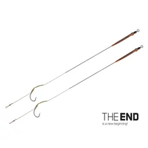 Delphin - THE END Skin rig kötött horog / 2db 20cm/25lbs/#4