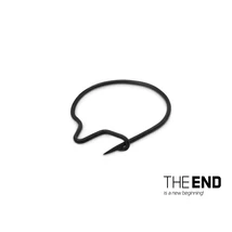 Delphin Csonti gyűrű THE END Maggot Trap / 10db M