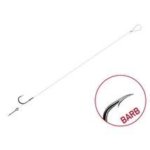 Delphin Feeder Előke FLR Sting/6db/8cm/7mm/0,30mm/méret4