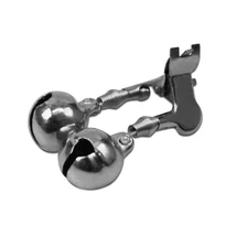 Delphin Csörgő, fémcsipesz / 1db 16mm