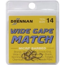 Drennan - Wide Gape Match 10 db, méret 14