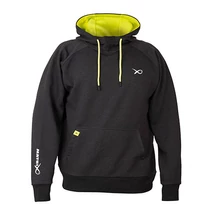 Pulóver Matrix Minimal Black Marl Lime Hoody - S