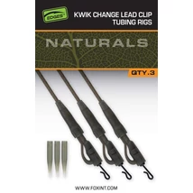 FOX EDGES - NATURALS KWIK CHANGE LEAD CLIP TUBING SETUP 3DB