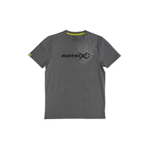 MATRIX TRIKÓ HEX PRINT T-SHIRT GREY MARL S
