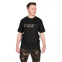 FOX Black/Camo Logo T-Shirt XL