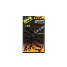 FOX - Edges Kwik change hook swivels size 10 x 10