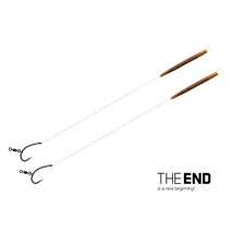 Delphin - THE END D-Rig kötött horog / 2db 20 cm / 17lbs / #4
