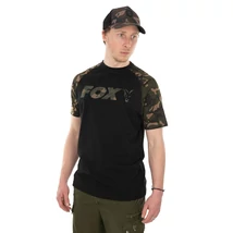 FOX - Black/Camo Raglan - S