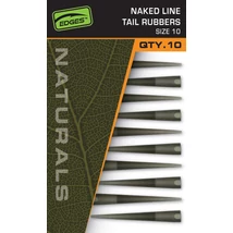 FOX EDGES - NATURALS NAKED LINE TAIL RUBBERS SIZE 10 10x