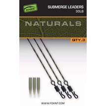 FOX EDGES - Naturals Submerged Leaders 30lb 3x