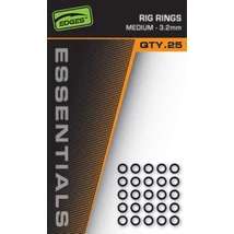 Fox Pontyozó Kiegészítők Edges Rig Rings 3.2mm Medium x 25 db