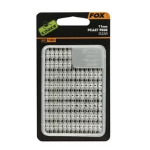 FOX 11mm Pellet Pegs Clear 11mm 50x - stopper