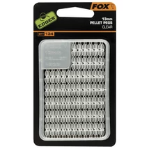 FOX 13mm Pellet Pegs Clear 13mm 50x - stopper