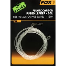 FOX FluoroCarbon Fused Leader Kwik change 115cm size 10