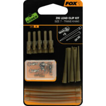 FOX Zig Lead Clip Khaki Kit 5x - Zig Rig végszerelék