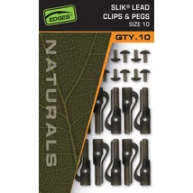 FOX EDGES - NATURALS SLIK LEAD CLIP & PEGS SIZE 10 10x