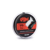 Spomb Shockleader 50lb 50m - Black - Fekete