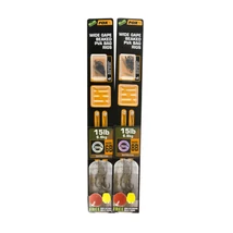 FOX Edges Wide Gape Beaked PVA RIG 2x 15lb size 6 - előkötött horogelőke szakáll nélküli horoggal