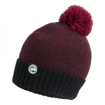 FOX Burgundy/Black Bobble Hat - téli sapka