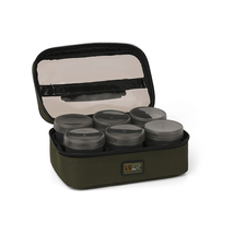 FOX R Series Hookbaits Bag 8 Pots - csalitároló táska 8 dobozzal