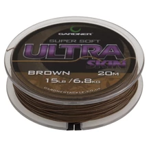 Gardner šnúrka Ultra Skin Brown 15lb 20m