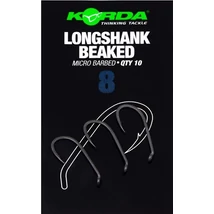 KORDA Horog Longshank Beaked Barbed 10 db - Méret 8