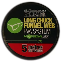 Korda Utántöltő PVA Háló Longchuck Funnel Web Hexmesh - 5m