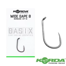 Korda - Basix Wide Gape Barbless 8
