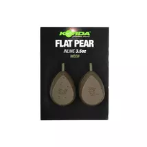 Korda - Flat Pear Inline Blister 3.5oz/98gr Weed - 2db