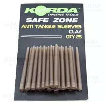 Korda - Anti Tangle Hooklink Sleeves Clay (Muddy Brown) - 25x