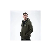Nash Kapucnis Cipzáros Pulóver Make It Happen Badge Zipped Hoodie Zöld Méret M