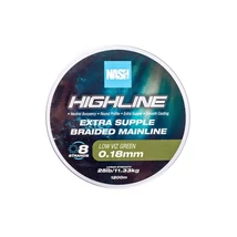 Nash Horgászzsinór Highline Floating Braid Green 25lb 0.18mm 1200m
