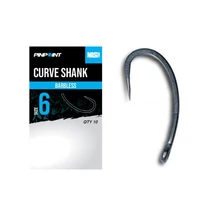 Nash Horgok Curve Shank Micro Szakáll Nélkül 10 db Méret 6
