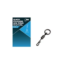 Nash Forgó Quick Change Ring Swivel 8-as Méret - 10 db