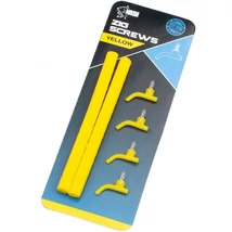 Nash Zig Screws 4x - Yellow