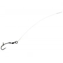 Carp'R'Us Ready Ronnie Rig 9,5cm fluorocarbon előke 30lb, Predator 4 horog 2db