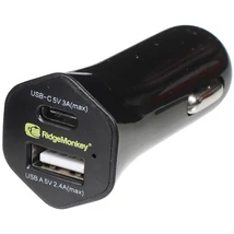 RidgeMonkey Vault 15W USB-C Car Charger