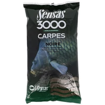 SENSAS ETETŐANYAG 3000 CARPES NOIR (PONTY-FEKETE/HIDEG VÍZ) 1KG