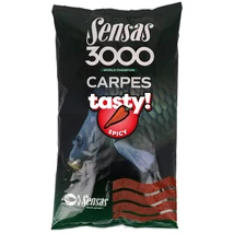 SENSAS ETETŐANYAG 3000 CARP TASTY SPICY (PONTY FŰSZER-ROBIN RED) 1KG