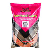 TOP MIX Etetőanyag Method Carp Csoki - Narancs 1kg