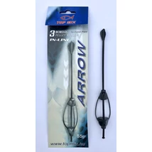 TOP MIX - Hárombordás arrow method feeder kosár, 55g