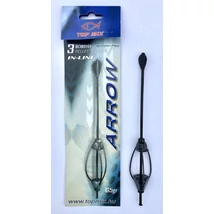TOP MIX - Hárombordás arrow method feeder kosár, 65g
