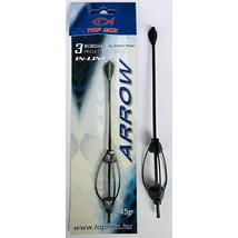 TOP MIX - Hárombordás arrow method feeder kosár, 45g