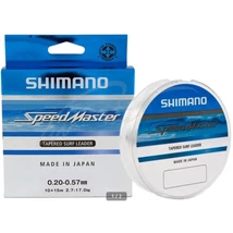 Shimano Kónuszos dobó előke Speedmaster Surf Taper ld 10x15m 0.20-0.57mm Clear