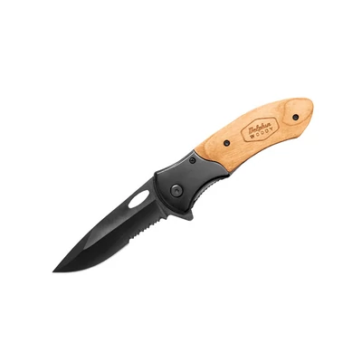 Delphin - Zsebkés WOODY penge 8,5cm