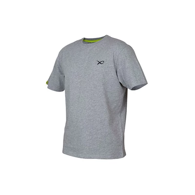 Tričko Matrix Minimal Light Grey Marl T-Shirt - M